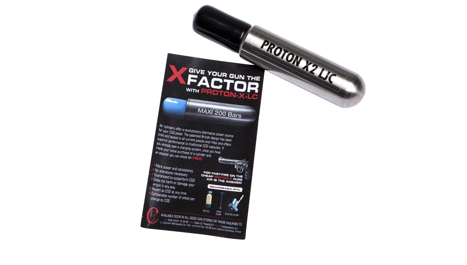 Plniteľná 12g fľaša so vzduchom ASG Proton X2