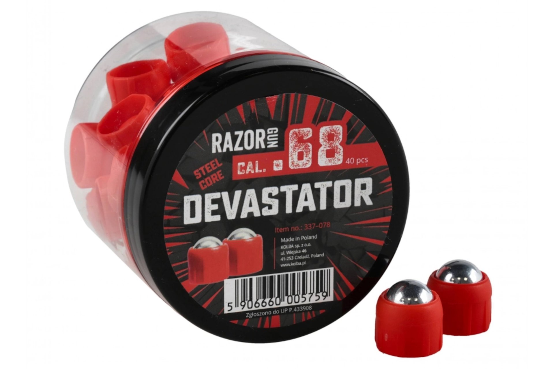 RAM Guličky RazorGun Devastator cal.68 9.86g 40ks
