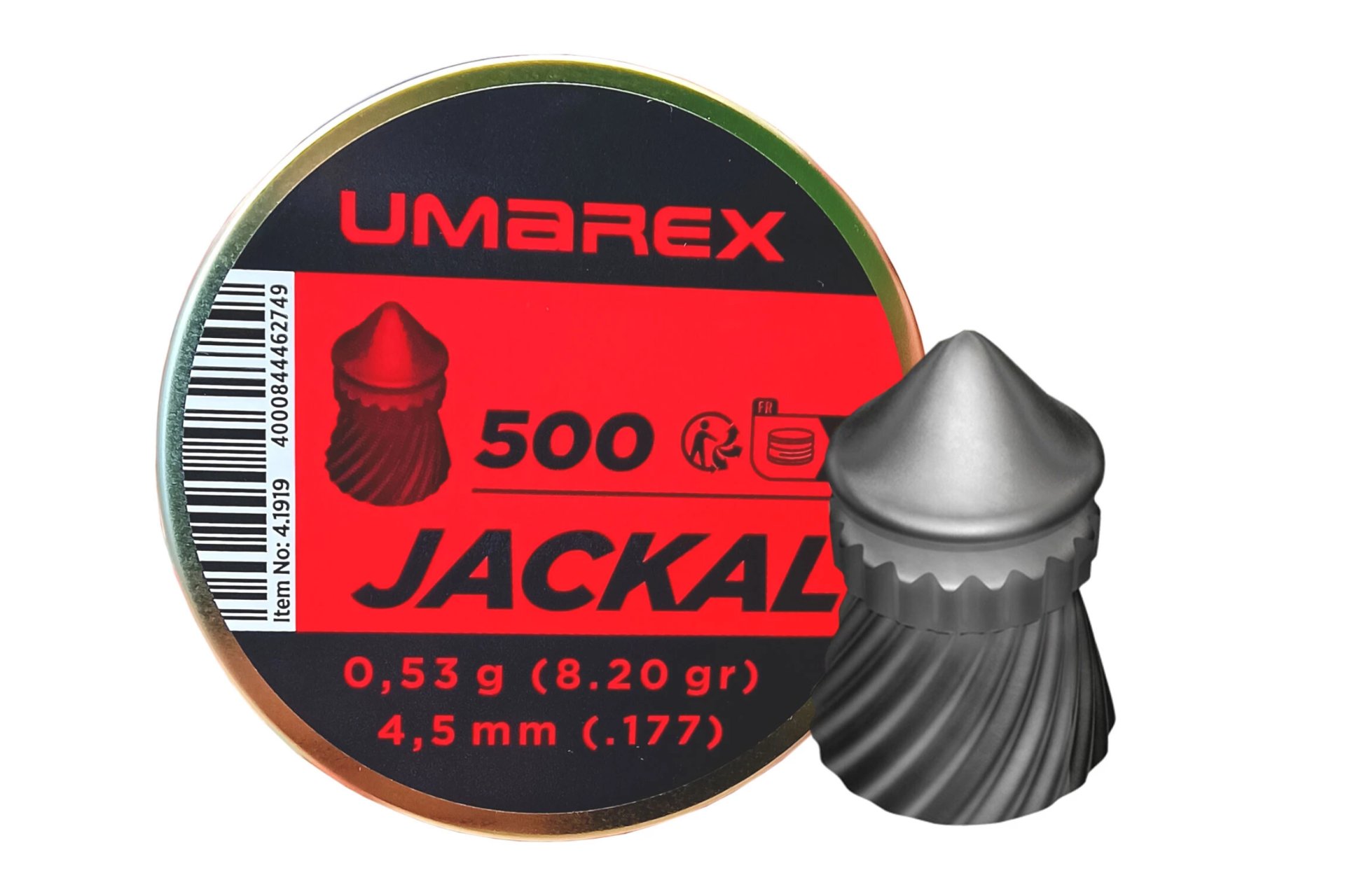 Diabolo Umarex Jackal 4,5mm 500ks