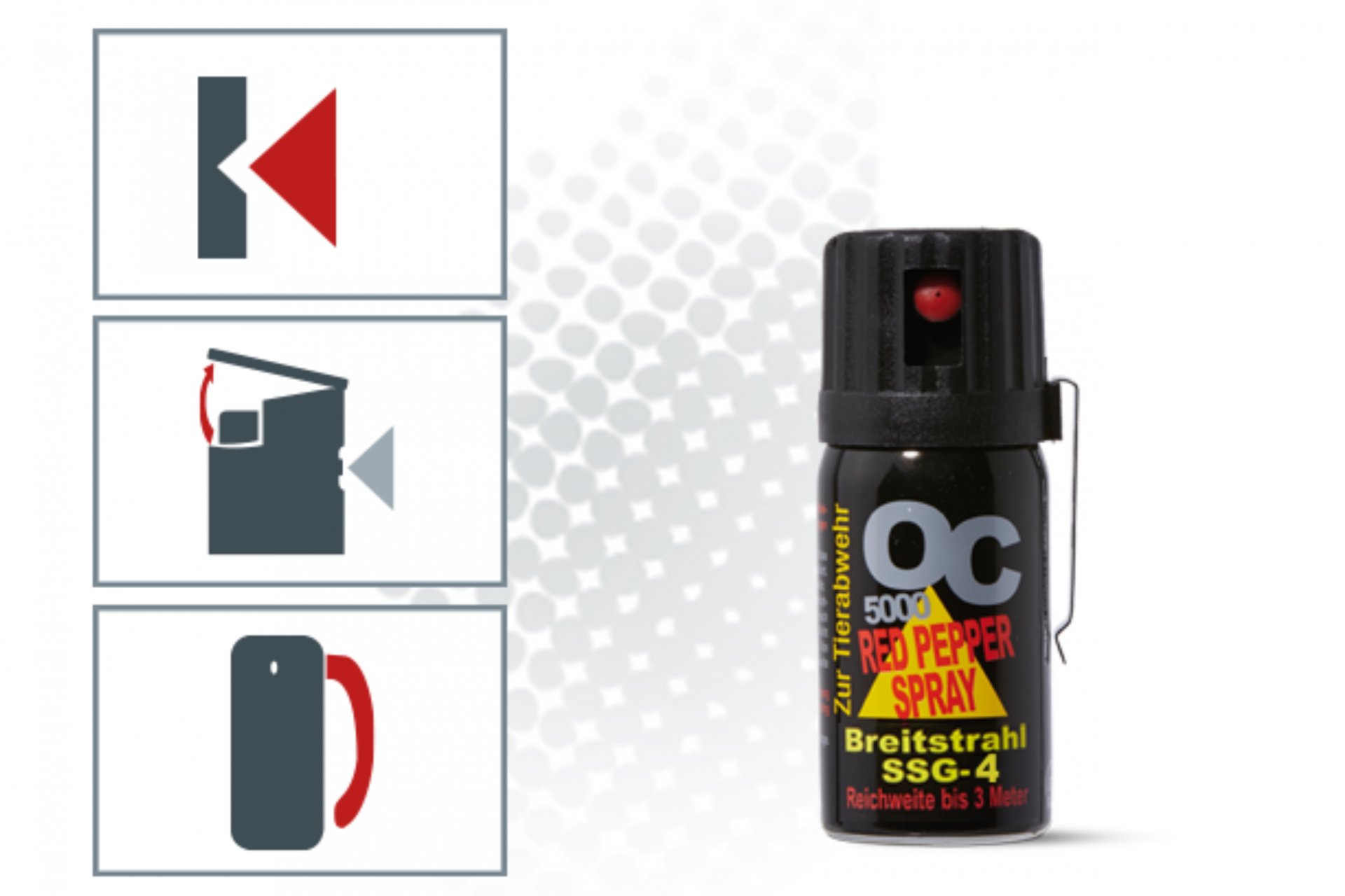 Obranný sprej KKS OC 5000 SSG 4 40ml