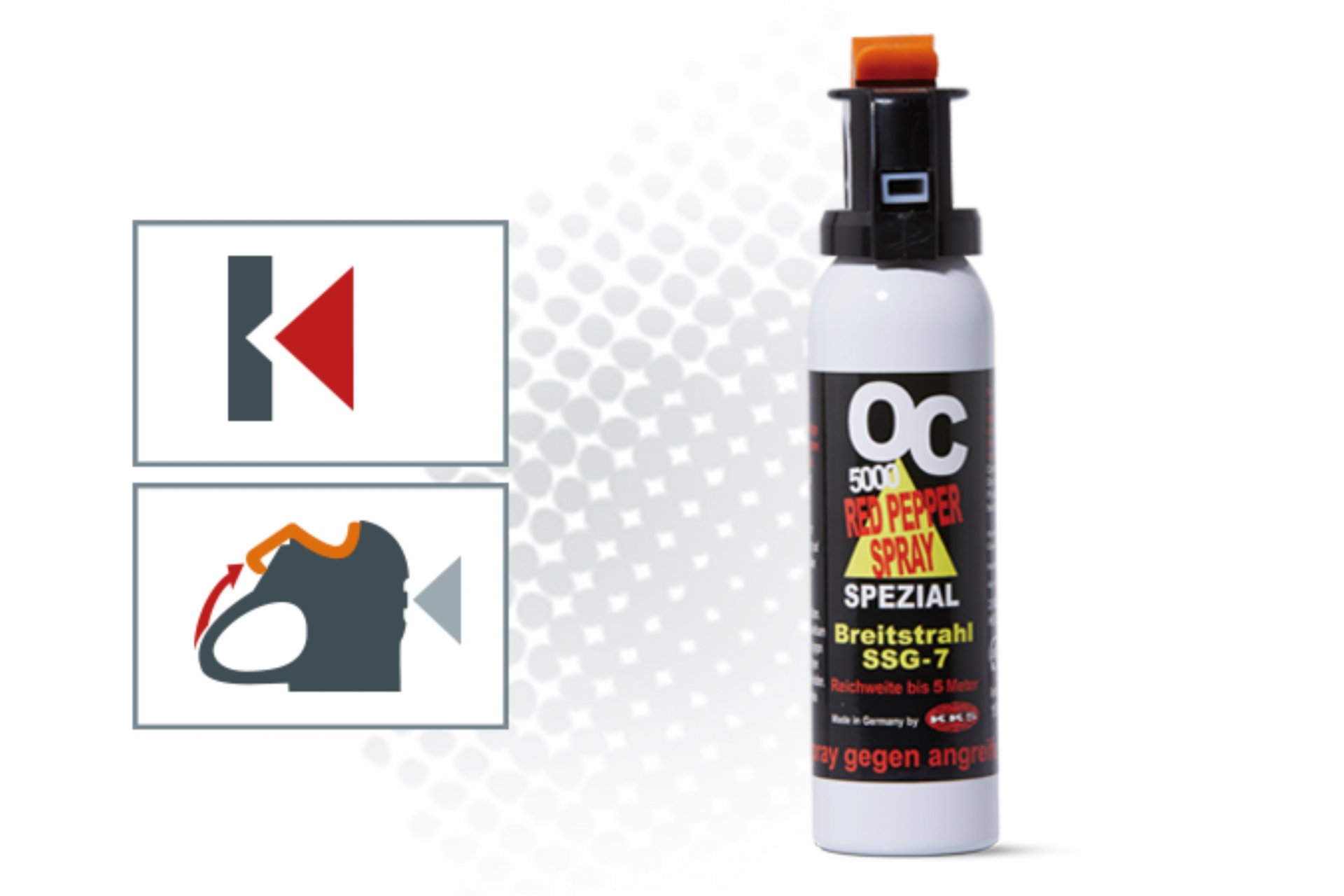 Obranný sprej KKS OC 5000 SSG 7 150ml