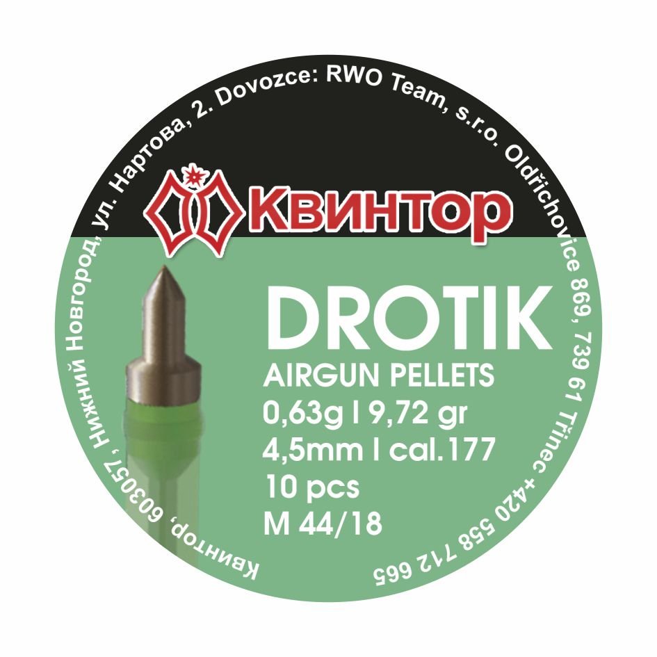Diabolo Kvintor Drotik 4,5mm 10ks