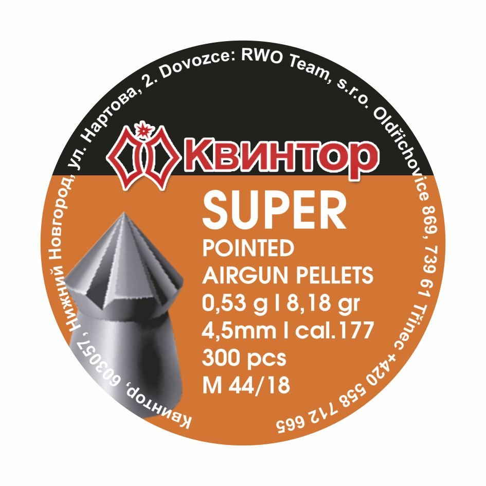Diabolo Kvintor Super Pointed 4,5mm 300ks