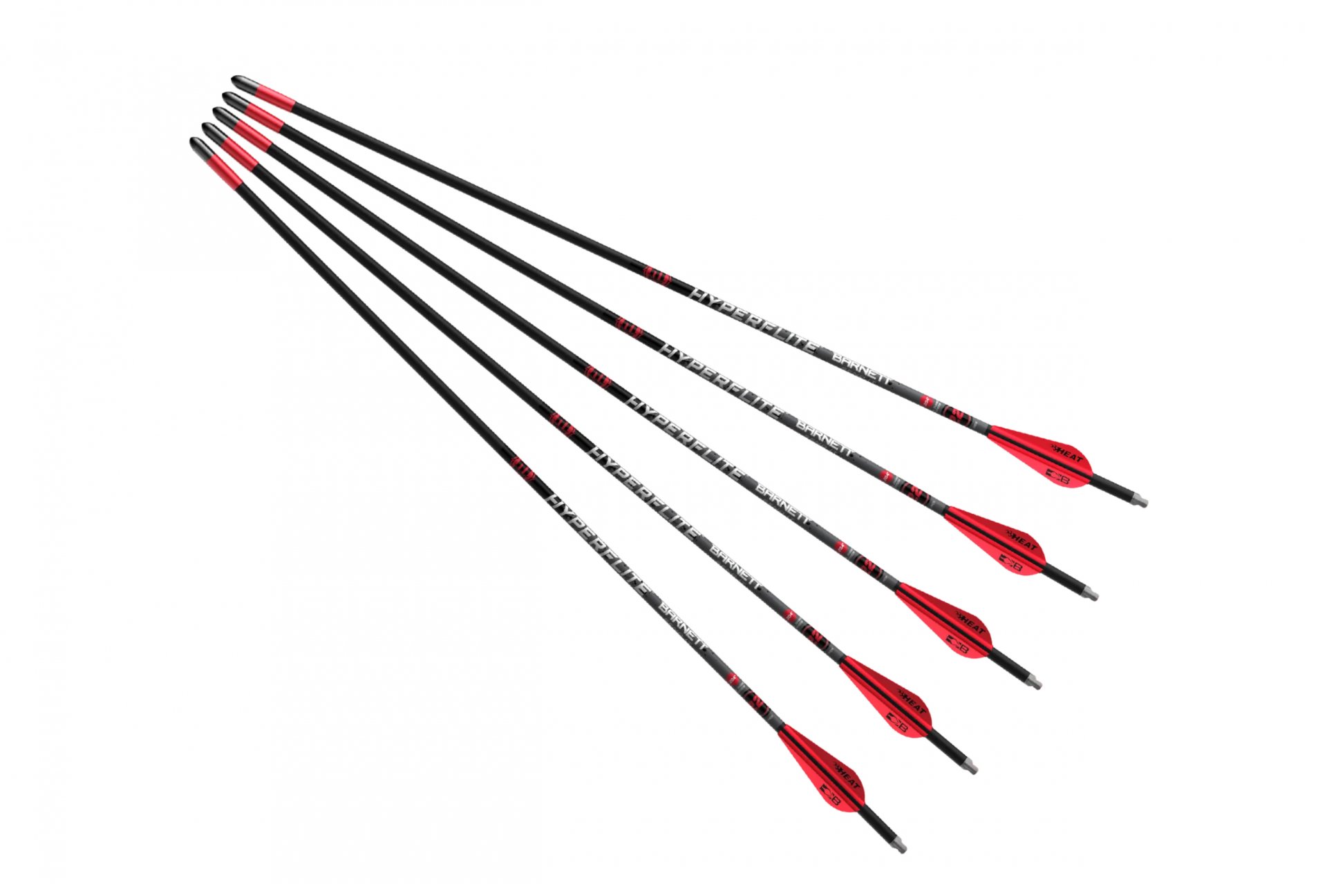 Súprava šípov Barnett HyperFlite red/white 22" 5ks