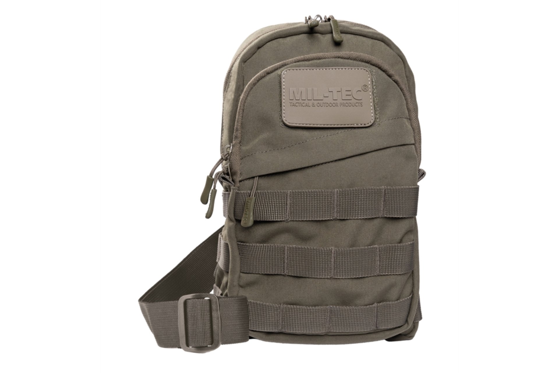 Batoh CROSSBODY s MOLLE väzbou - zelený
